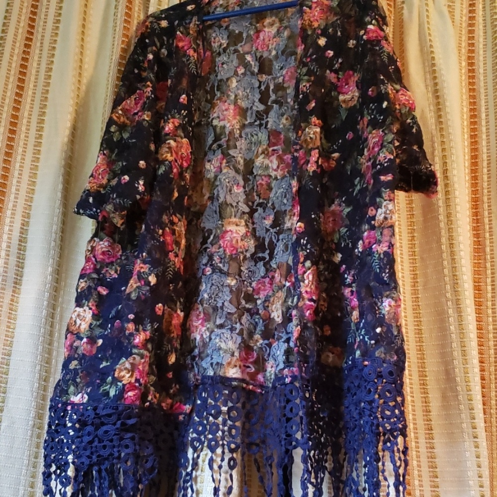 Sweet Rain mesh cardigan. Super cute! ❤